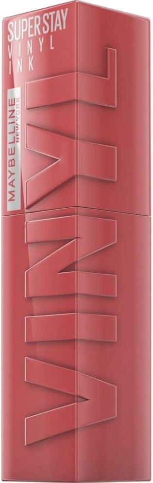 41QnJ5V-5qL._AC_SL1000_.jpg Maybelline New York - Rouge à Lèvres Liquide - Effet Vinyl Brillant - Longue Tenue - SuperStay Vinyl Ink - Teinte : Cheeky (35)