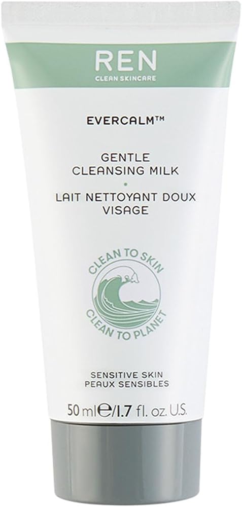REN Clean Skincare Evercalm™ Lait nettoyant doux, format voyage 50 ml