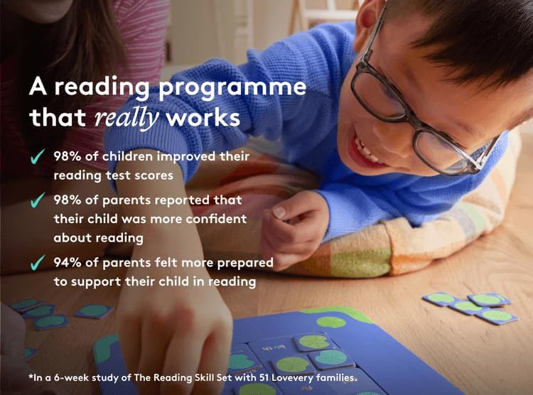 Lovevery Reading Skill Kit d'apprentissage à Lire pour la Maternelle et Le 1er degré, Jeux et Livres téléphoniques Amusants, Partie 2 - Image 9