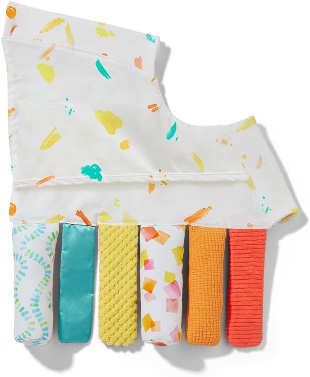 Lovevery Le Jouet des Tissus Sensoriels, Jouets Amovible, L’Accessoire idéal pour Le Tapis d’Éveil pour Bébé de Lovevery Play Gym, dès la Naissance
