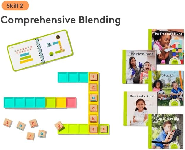 Lovevery Reading Skill Kit d'apprentissage à Lire pour la Maternelle et Le 1er degré, Jeux et Livres téléphoniques Amusants, Partie 2 - Image 5