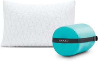 Coop Home Goods Prime Déchiquetés Camping De Mousse De Mémoire Couverture De Rayonne Viscose - Compressibles - Accueil Produits Comprend Le Stuff Sac Idéal pour La Randonnée Et Voyage 19 "X 14"