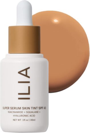 51B2fDfLKkL._AC_SL1000_.jpg ILIA - Teinture naturelle super sérum SPF 40 | Non toxique, végétalien, sans cruauté envers les animaux, maquillage propre (Papakolea ST-12,75)
