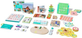 Lovevery Reading Skill Kit d'apprentissage à Lire pour la pré-K et la Maternelle, Jeux et Livres téléphoniques Amusants, Partie 1