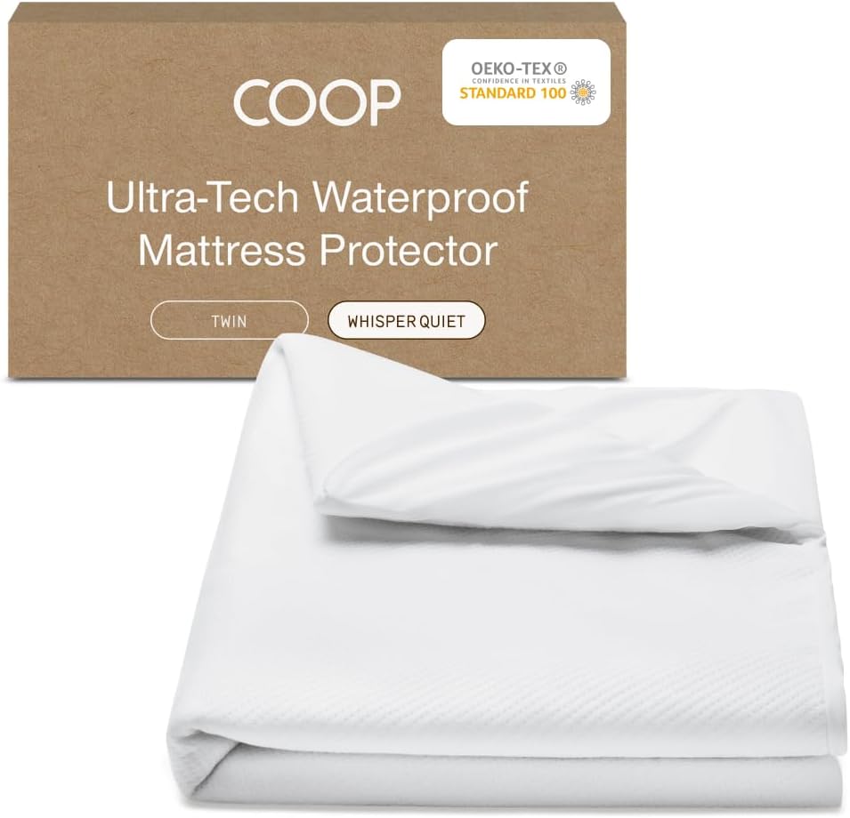 Coop Home Goods Housse de Protection Ultra Luxueuse en Viscose dérivée de Bambou pour Matelas – Surmatelas rafraîchissant, imperméable et hypoallergénique pour très Grand lit, Blanc - Image 8