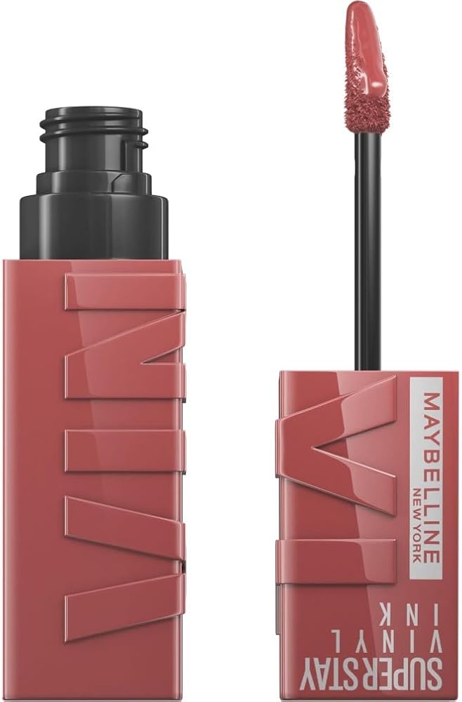 Maybelline New York - Rouge à Lèvres Liquide - Effet Vinyl Brillant - Longue Tenue - SuperStay Vinyl Ink - Teinte : Cheeky (35) - Image 2