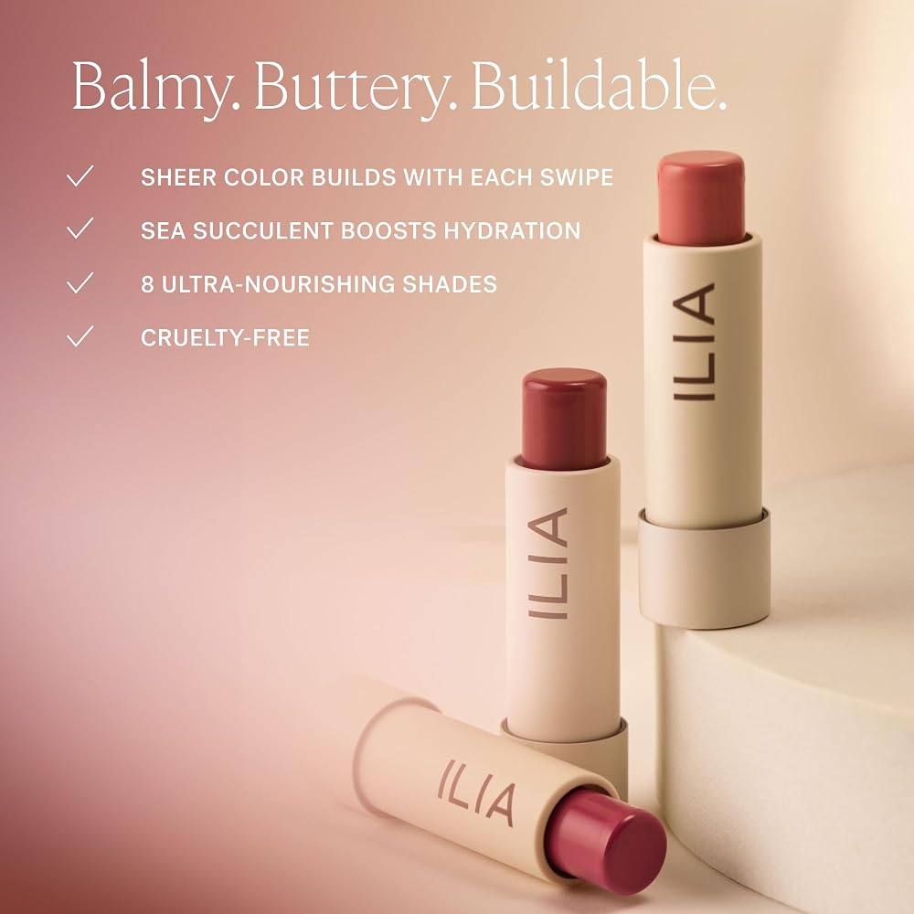 Ilia - Balmy Tint Hydrating Lip Balm Lady Neutral Cranberry 4,4 ML - Image 6