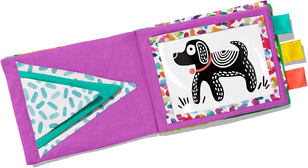 LOVEVERY, The Charmer Kit de jeu + livre bonus (français non garanti) pour développer le temps du ventre et la force motrice, essentiels pour nouveau-né et meilleur cadeau pour bébé de 3 à 4 mois et - Image 4