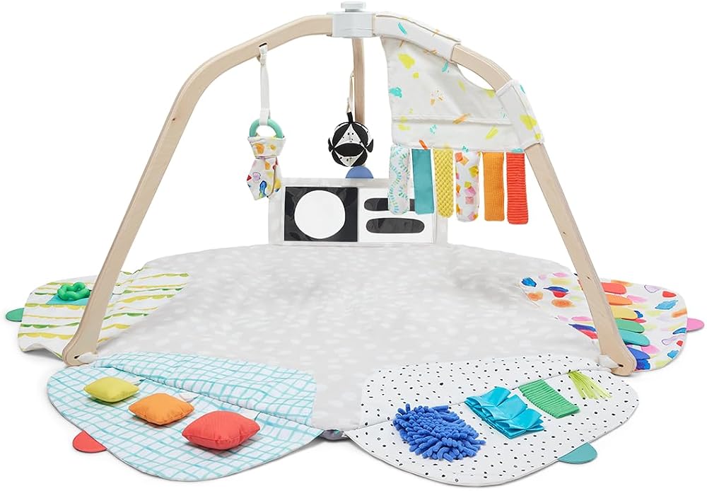 Lovevery Le Jouet des Tissus Sensoriels, Jouets Amovible, L’Accessoire idéal pour Le Tapis d’Éveil pour Bébé de Lovevery Play Gym, dès la Naissance - Image 4