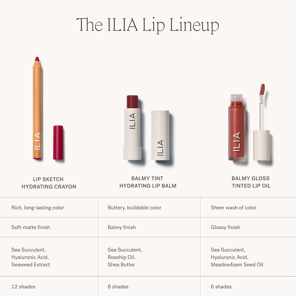 Ilia - Balmy Tint Hydrating Lip Balm Lady Neutral Cranberry 4,4 ML - Image 8