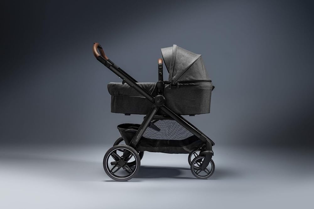 Maxi Cosi Zelia Select Trio, Poussette 3 en 1 Avec Siège auto, 0-4 ans (0-22 kg), Pliage D'une Seule Main, Poussette Trio Compacte et Réversible, Avec Siège auto Bébé CabrioFix S i-Size, Gris - Image 10