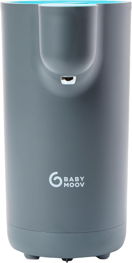 Babymoov Préparateur de biberons instantané Milky Now - Chauffe et maintient au chaud jusqu'à 6h - Jusqu'à 12 biberons, bleu - Image 4