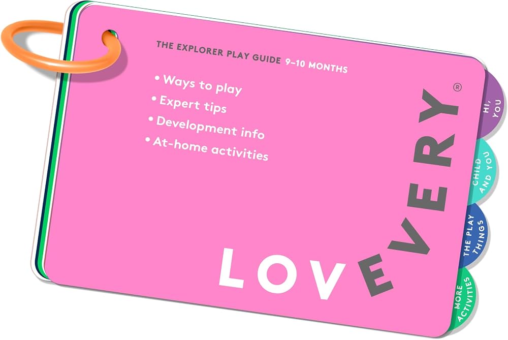 LOVEVERY, Kit de jeu Explorer + livre bonus, jouets de développement pour bébé et cadeau, essentiels pour nouveau-né, y compris les jouets Montessori pour cause et effet et développement de la pince - Image 8