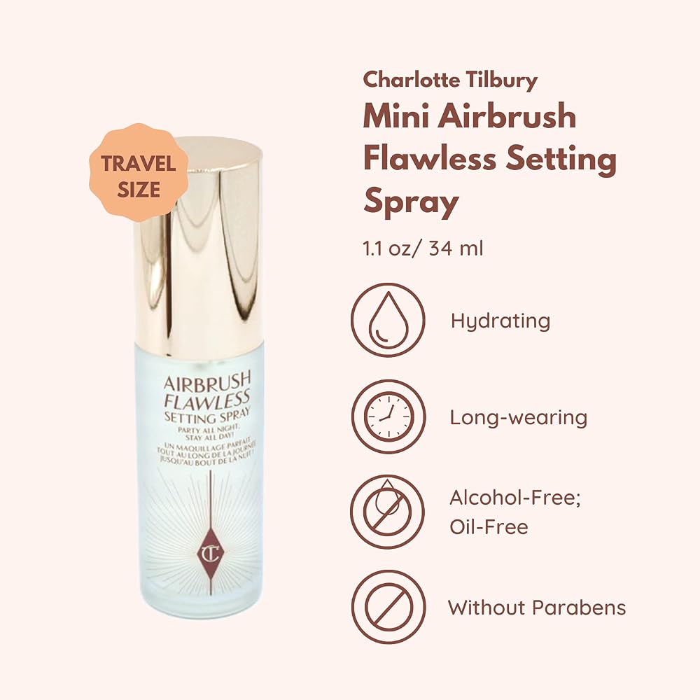 Charlotte Tilbury Airbrush Setting Spray (34ml) - Image 2