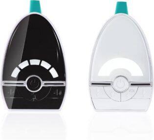 Babymoov Babyphone Audio Expert Care, Mode VOX, Veilleuse intégrée, Faible émissions d'ondes, Compact, Portée 1000 m