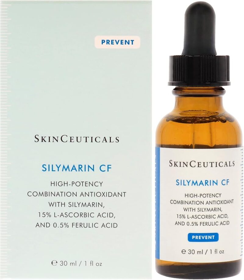 Serum antioxydant Silymarin CF 30ml Prevent Peaux grasses ou a imperfections Skinceuticals