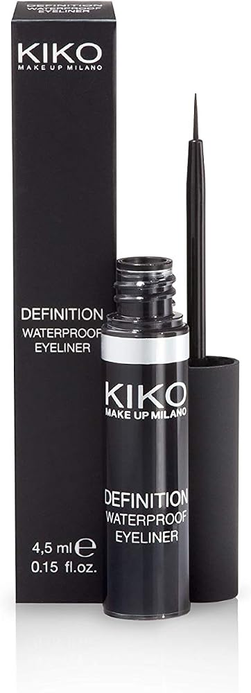 KIKO Milano Definition Waterproof Eyeliner | Eye-Liner Liquide Avec Formule Résistante À L'Eau | Liquide | Résistant à l'eau | Texture crémeuse | Précis - Image 5
