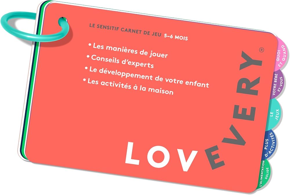 LOVEVERY, The Senser Kit de jeu + livre bonus, jouets de développement pour bébé et cadeau, essentiels pour nouveau-né, y compris des jouets pour le temps du ventre et la motricité globale, 5-6 mois - Image 7