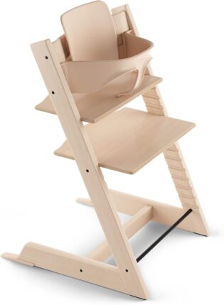 Stokke Chaise haute Tripp Trapp Baby Set, Naturel - Chaise évolutive et réglable, adaptable de la naissance à l’âge adulte - Pratique, confortable et ergonomique - Design classique 6.47 kg 1.0 Pack