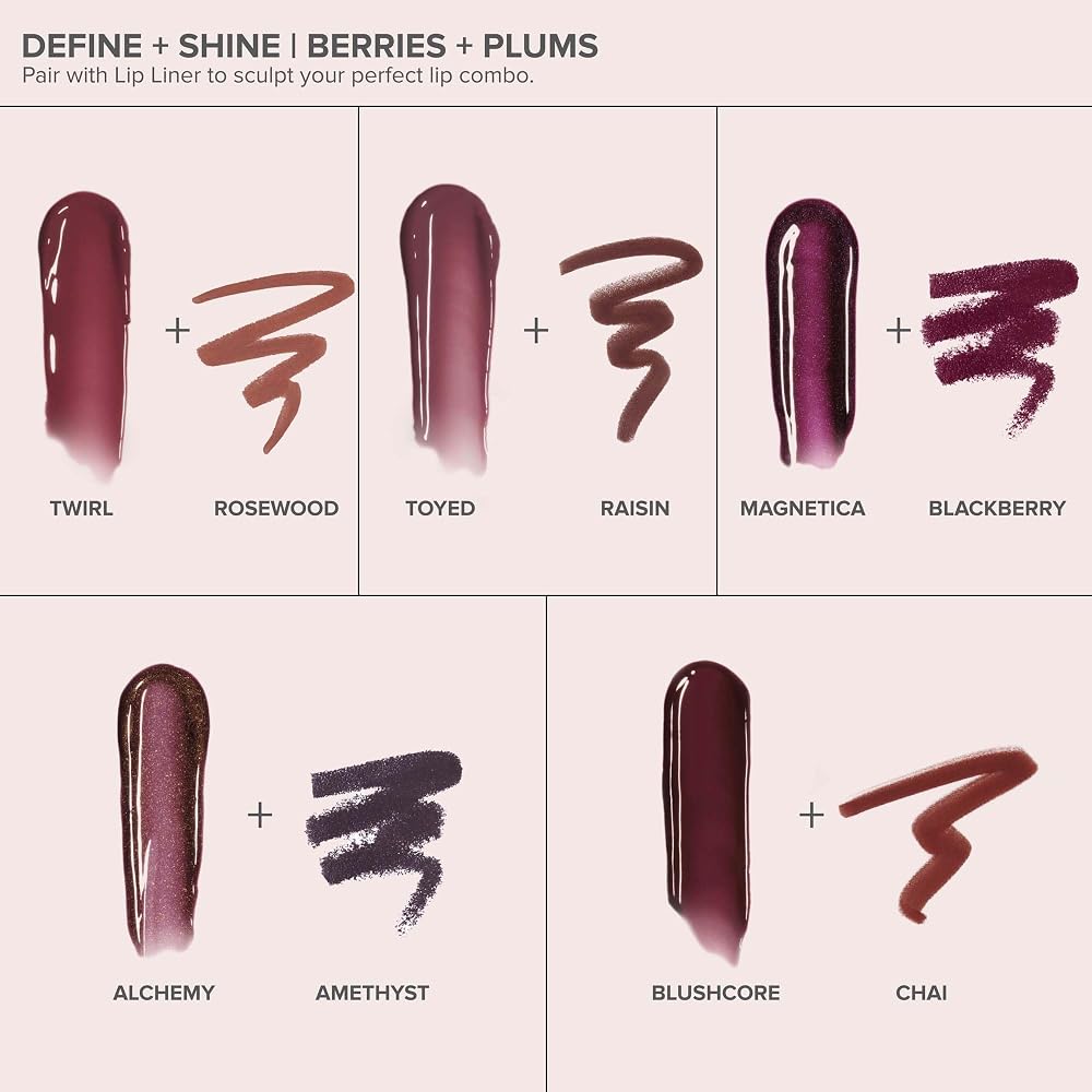 Anastasia Beverly Hills Kiss Theory Baume à lèvres teinté – Finition du rouge à lèvres en gel hydratant avec acide hyaluronique et vitamine E, couleur repulpée et non collante – Blushcore - Image 3