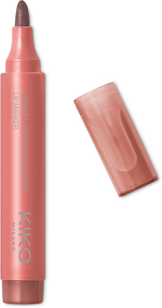 KIKO Milano Long Lasting Colour Lip Marker - Teinte 109 Natural Rose | Sans Transfert | Effet Tatouage Naturel | Tenue 10 Heures | Intensité Modulable