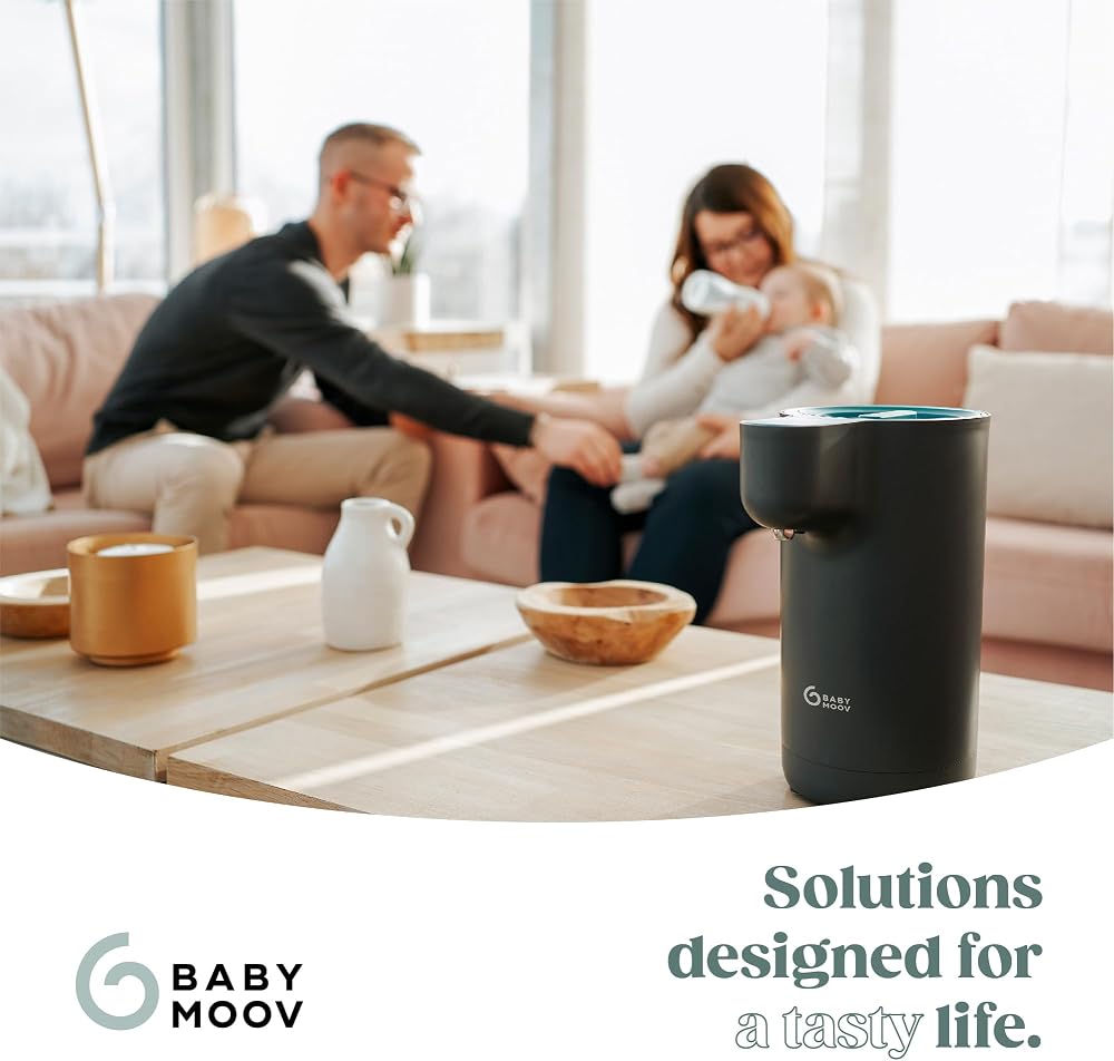 Babymoov Préparateur de biberons instantané Milky Now - Chauffe et maintient au chaud jusqu'à 6h - Jusqu'à 12 biberons, bleu - Image 8