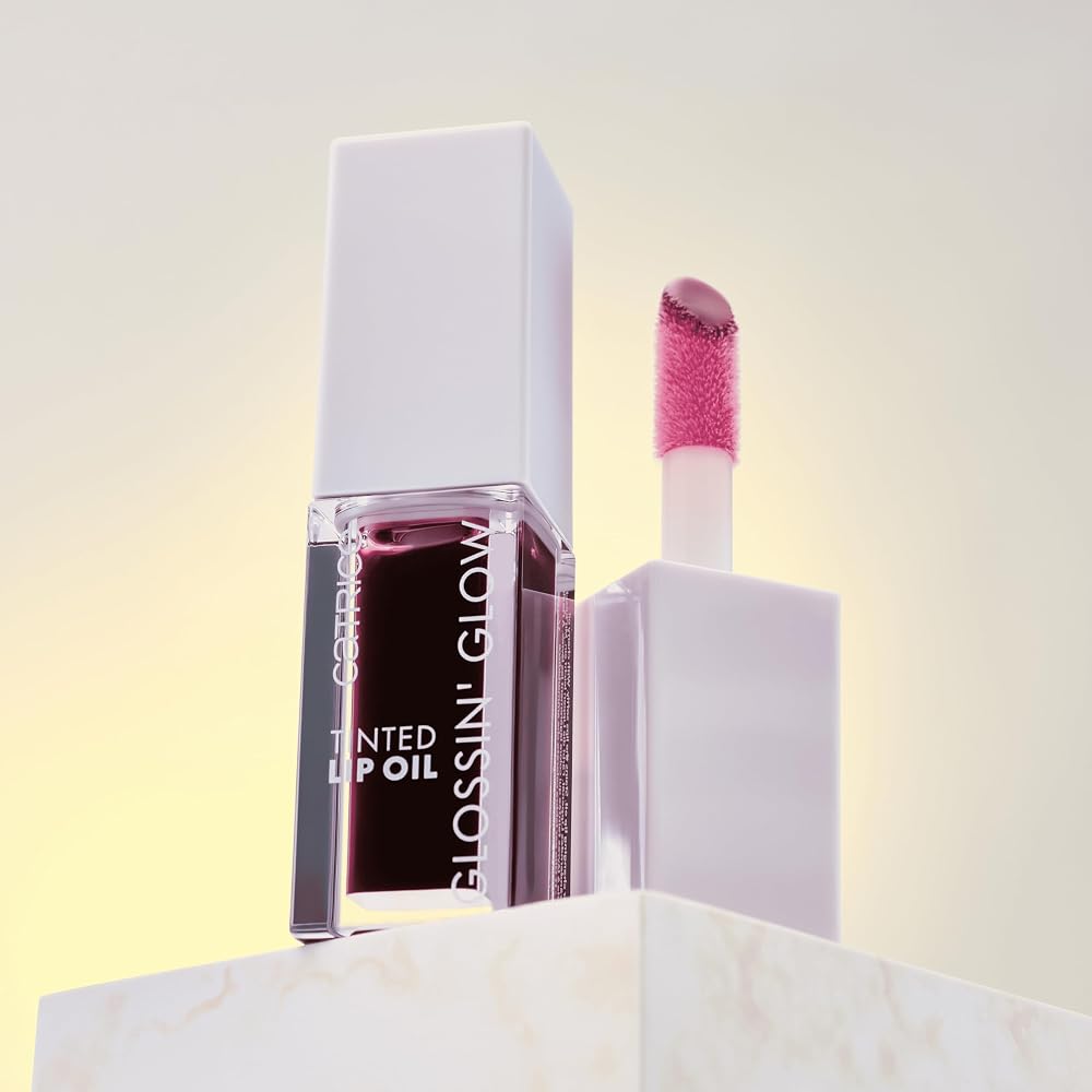 Catrice gloss lèvres Glossin' Glow Tinted Lip Oil huile à lèvres - 4 ml | Hydratant, Protecteur, Effet colorant, Avec huiles, Huile à lèvres, Fini brillant - Image 5