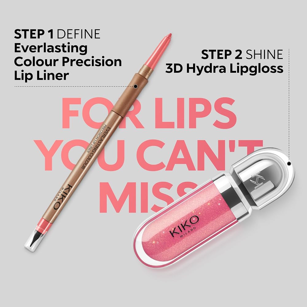 KIKO Milano 3D Hydra Lipgloss - Teinte 17 Pearly Mauve | Hydratant | Effet Volume 3D | Non Collant | Applicateur Floqué | Longue Tenue - Image 10