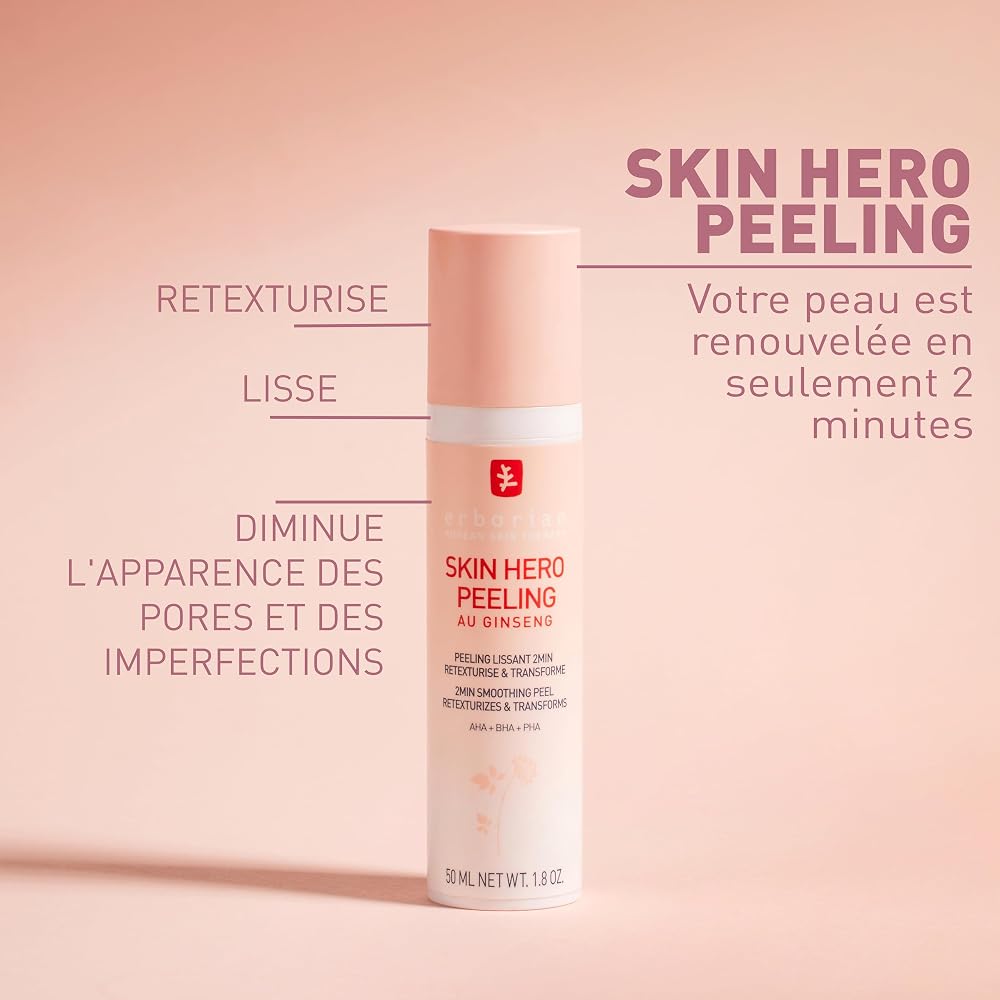 Erborian Skin Hero Peeling, Peeling en Gel Doux Visage, 50 ml - Image 3