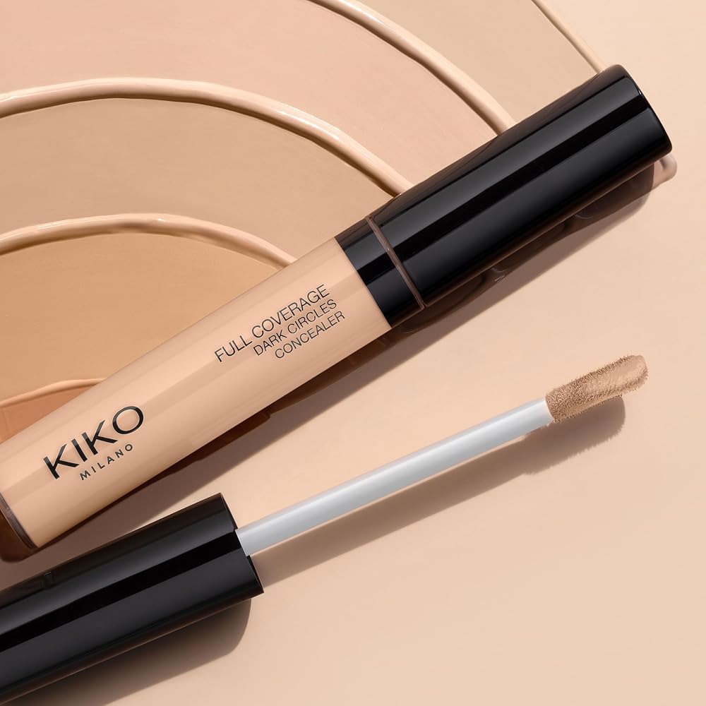 KIKO Milano Full Coverage Dark Circles Concealer 03 | Correcteur Liquide Haute Couvrance Pour Le Contour Des Yeux Et Le Visage - Image 11