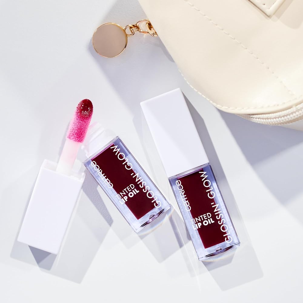Catrice gloss lèvres Glossin' Glow Tinted Lip Oil huile à lèvres - 4 ml | Hydratant, Protecteur, Effet colorant, Avec huiles, Huile à lèvres, Fini brillant - Image 8