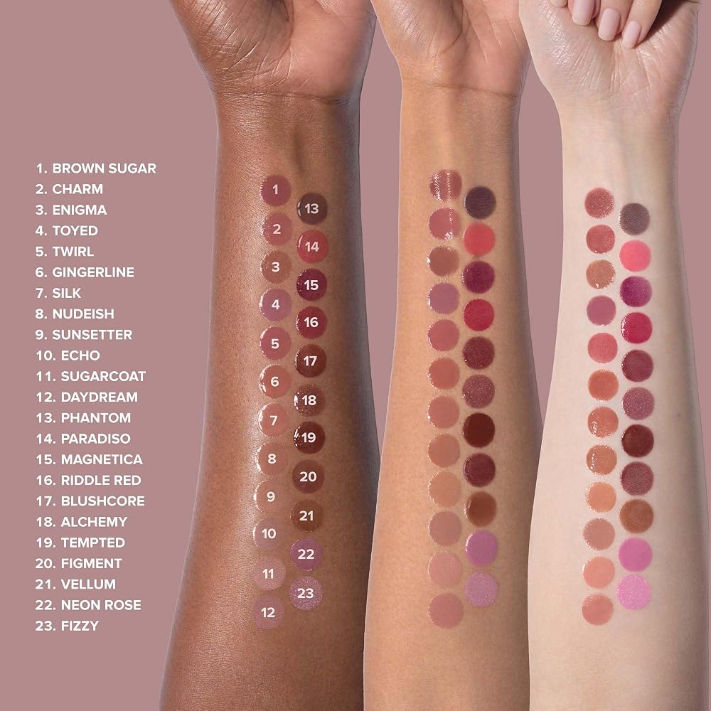 Anastasia Beverly Hills Kiss Theory Baume à lèvres teinté – Finition du rouge à lèvres en gel hydratant avec acide hyaluronique et vitamine E, couleur repulpée et non collante – Blushcore - Image 5