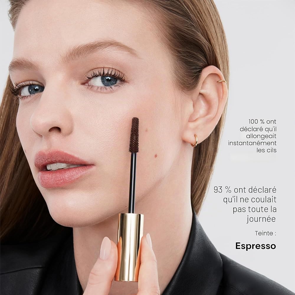 Hourglass Mascara à extensions instantanées débloquées en mousse autobronzante. Mascara définissant et allongeant pour des cils spectaculaires. Sans cruauté et végétalien - Image 6