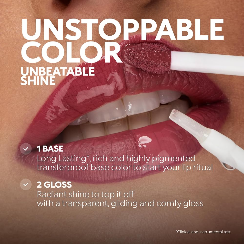 KIKO Milano Unlimited Double Touch 131 | Rouge À Lèvres Liquide En 2 Étapes, Fini Lumineux. Tenue Jusqu’À 12 Heures. Base Colorée Sans Transfert | Rouge à lèvres liquide 2 étapes | Couleur + Brillance | Durée 12 heures | Sans transfert | Lumineux - Image 8