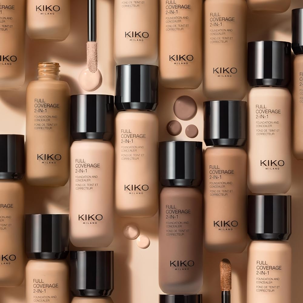 KIKO Milano Full Coverage 2-in-1 Foundation & Concealer 06 - WB 15, Fond De Teint/Correcteur 2 En 1 À Couvrance Élevée - Image 11