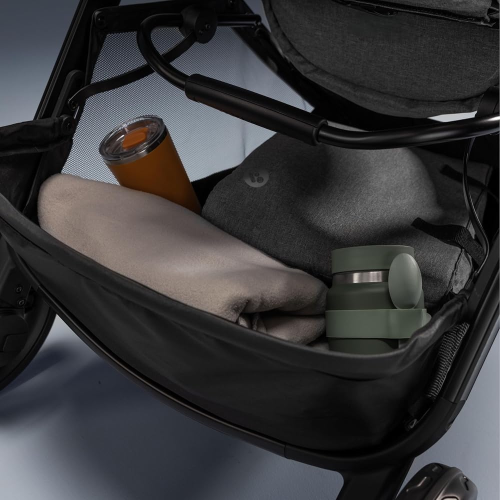 Maxi Cosi Zelia Select Trio, Poussette 3 en 1 Avec Siège auto, 0-4 ans (0-22 kg), Pliage D'une Seule Main, Poussette Trio Compacte et Réversible, Avec Siège auto Bébé CabrioFix S i-Size, Gris - Image 12