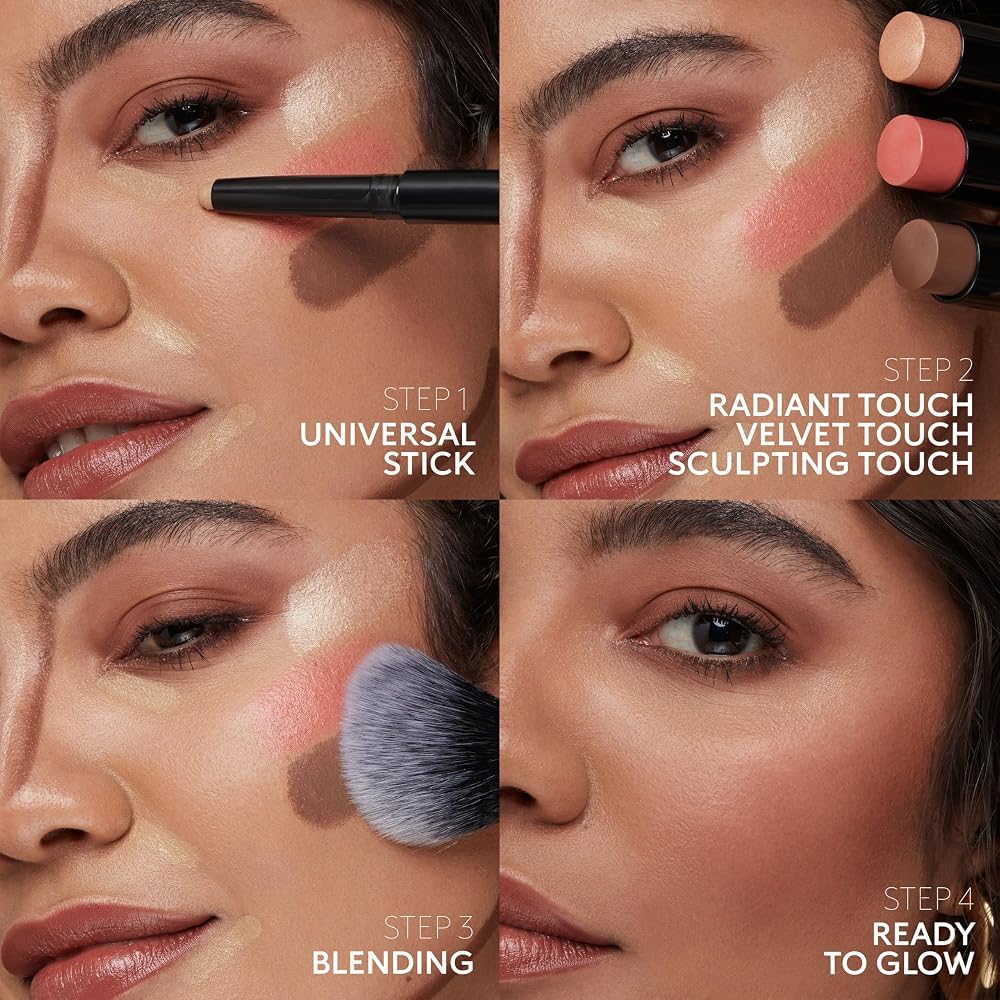 KIKO Milano Sculpting Touch Creamy Stick Contour - Teinte 200 Hazelnut | Fini Mat | Crémeux | Noix Africaine et Extrait de Pistache | Estompable - Image 8