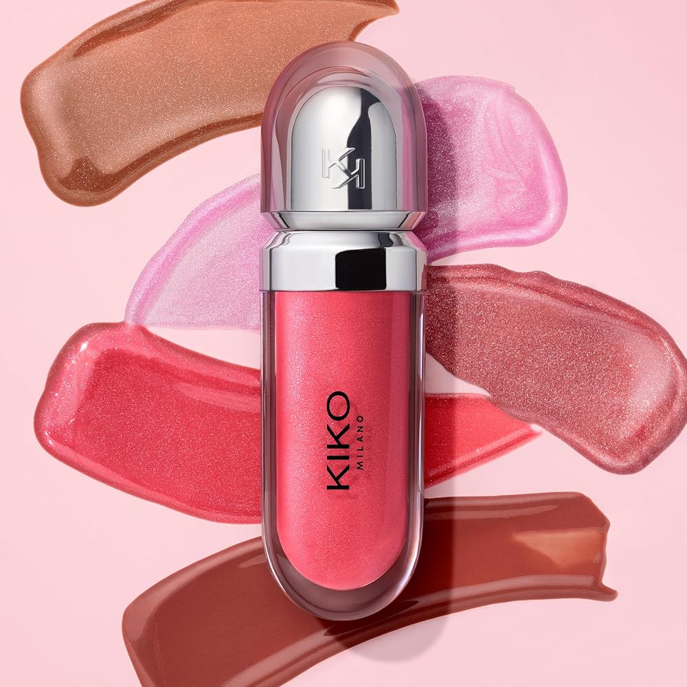 KIKO Milano 3D Hydra Lipgloss - Teinte 17 Pearly Mauve | Hydratant | Effet Volume 3D | Non Collant | Applicateur Floqué | Longue Tenue - Image 11