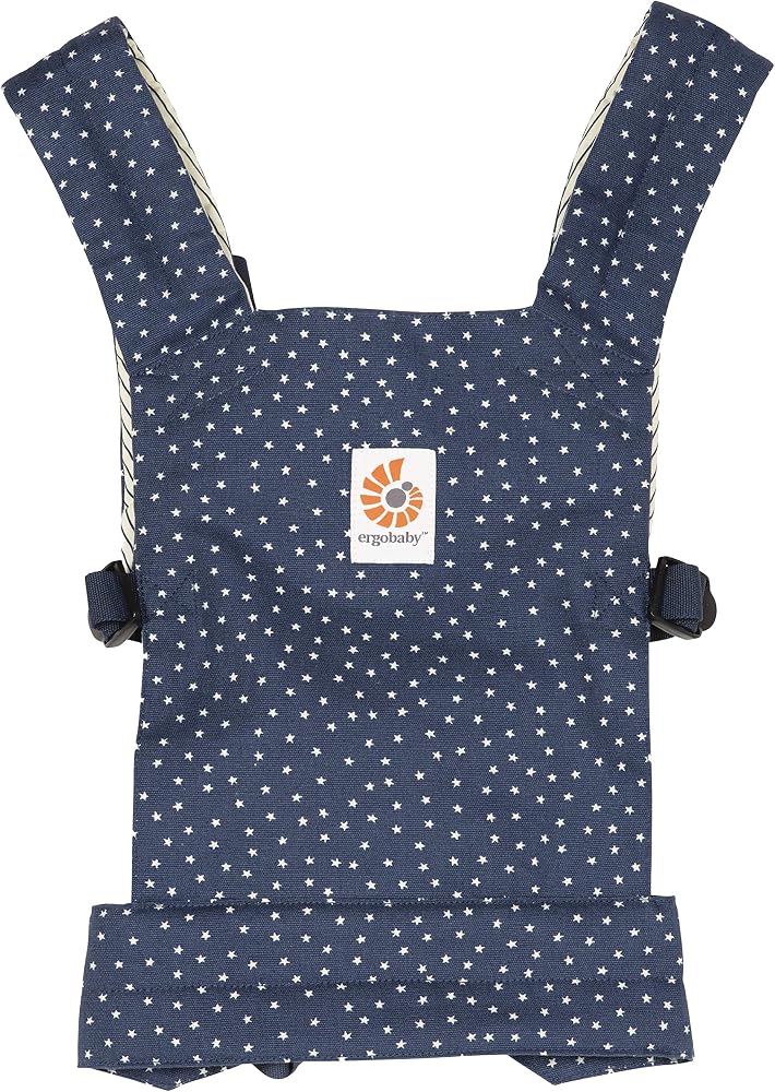 Ergobaby Porte-poupée pour enfant - Sac de transport pour poupée - 100% coton - Doll Carrier Galaxy