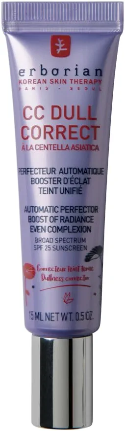 amz-41mkji29ccl-aaa7e21f Erborian - CC Dull Correct - Soin Perfecteur Automatique de Teint - à Base de Centella Asiatica - Booster d’Eclat Illuminateur, Peau Unifiée - Crème Visage - Produit Coréen