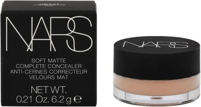 NARS Soft Matte Complete Concealer Custard 6 g - Crème anti-cernes mate pour peaux grasses - Couleur Custard - 16 teintes polyvalentes