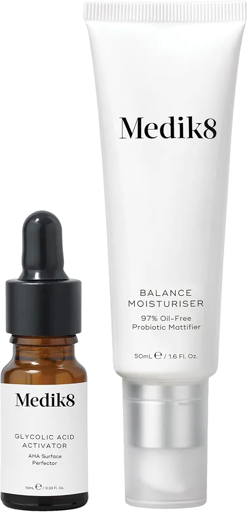 Medik8 Balance Mousturser 50ml & Glycolic Acid Activator 5ml370087