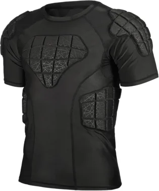 amz-61-dh7issql-1c087151 Padded Football Shirt for Men, Rib Protectors Compression for Rugby