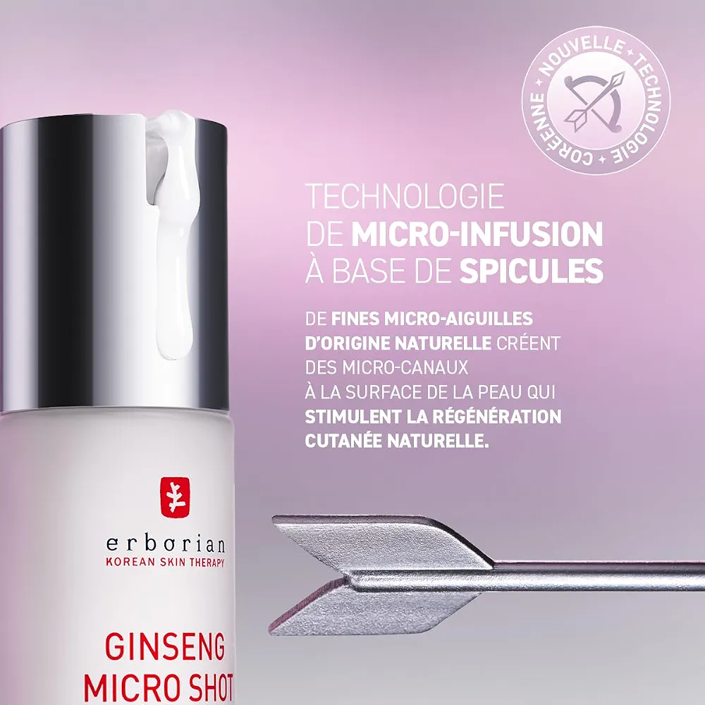 Erborian - Ginseng Micro Shot - Sérum Visage Intensif Retexturant