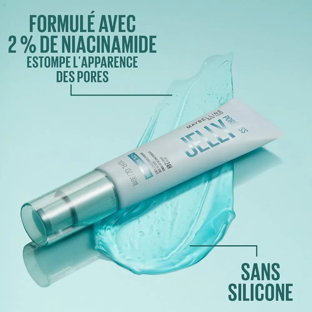 Maybelline New York Poreless Jelly Base Teint Floutante Hydrate 24h 30ml