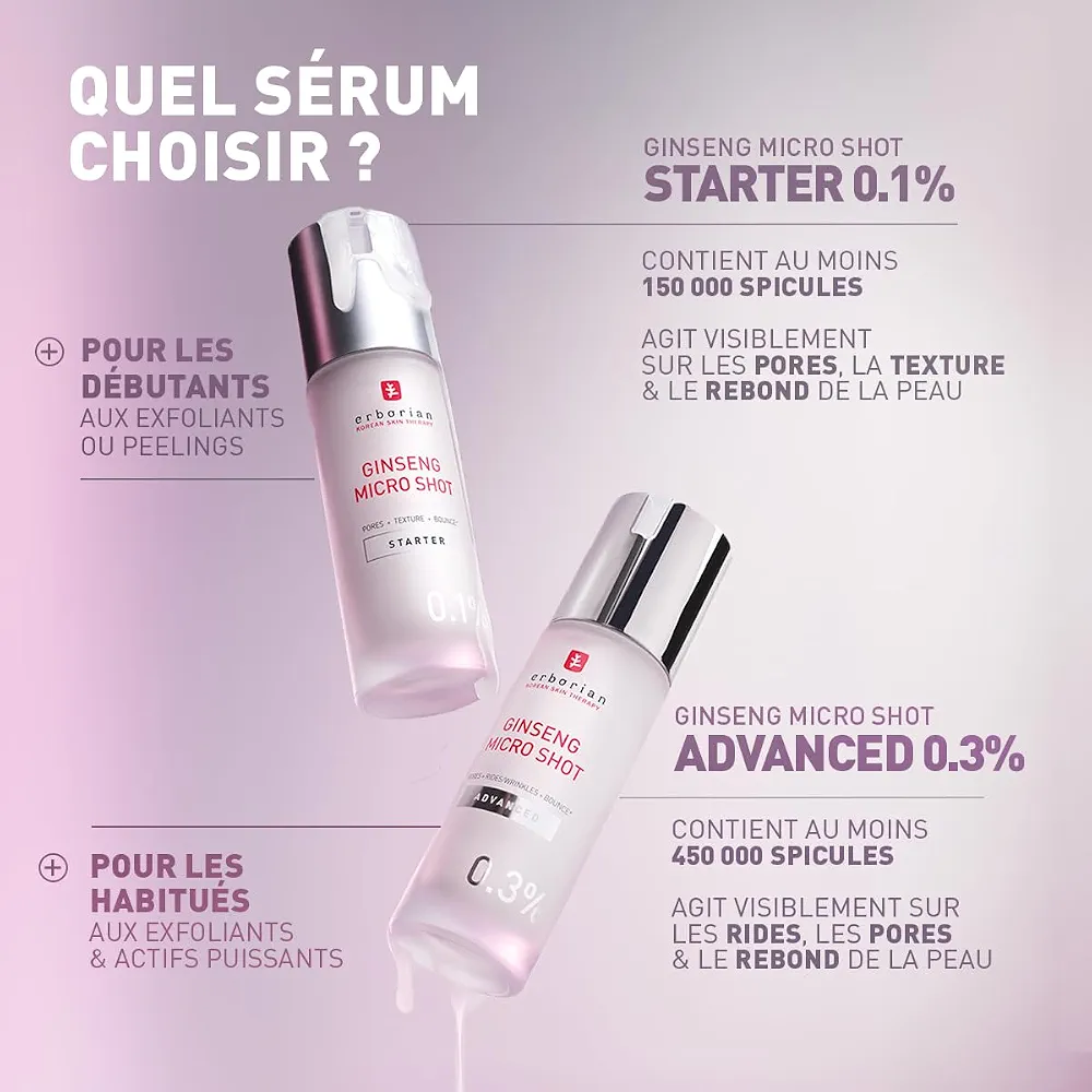 Erborian - Ginseng Micro Shot - Sérum Visage Intensif Retexturant