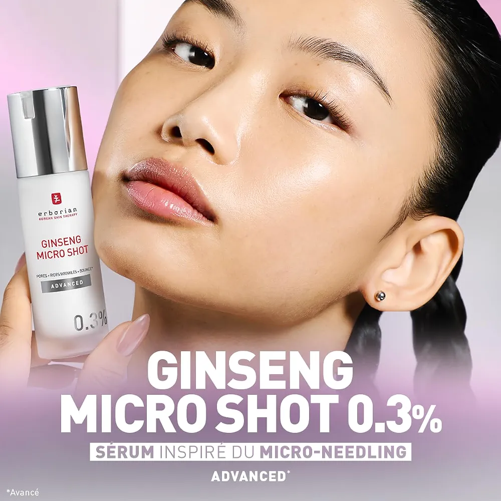 Erborian - Ginseng Micro Shot - Sérum Visage Intensif Retexturant
