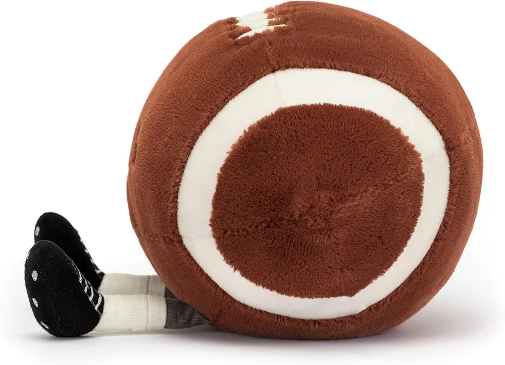 7 inch Rugby Stuffed Sports Balls Toy,with feet Creative Football Doll Fun Cute Plush Doll Toy Plush Stuffed Spherical Soft Toys Sports Throw Pillow CushionKids Gift (Rugby)