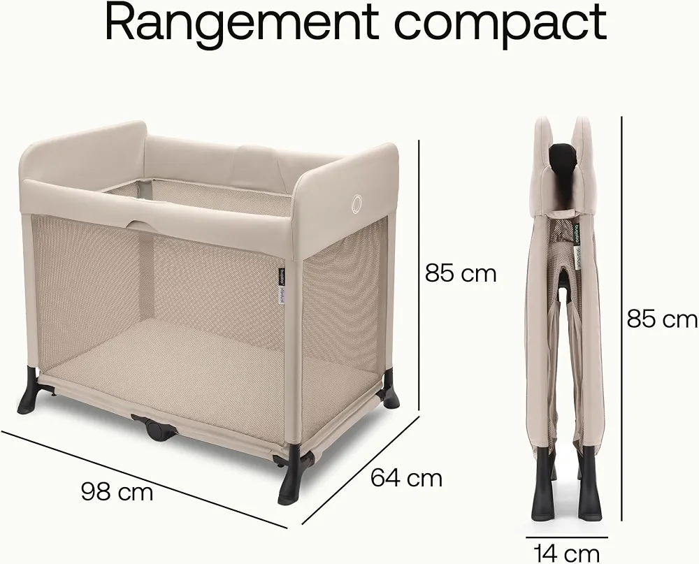 Bugaboo Stardust 2 en 1berceau de Voyage Compact avec Matelas