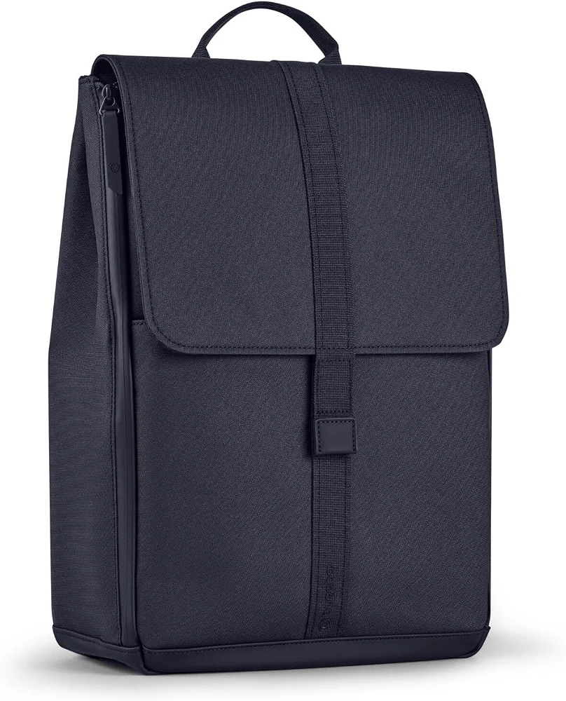 Bugaboo Sac à dos à langer, sac durable fabriqué à partir de matériaux recyclés, hydrofuge, facile à nettoyer, comprenant un matelas à langer et un porte-bouteille isotherme, Midnight Black